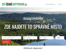 Tablet Screenshot of ceskeubytovani.cz
